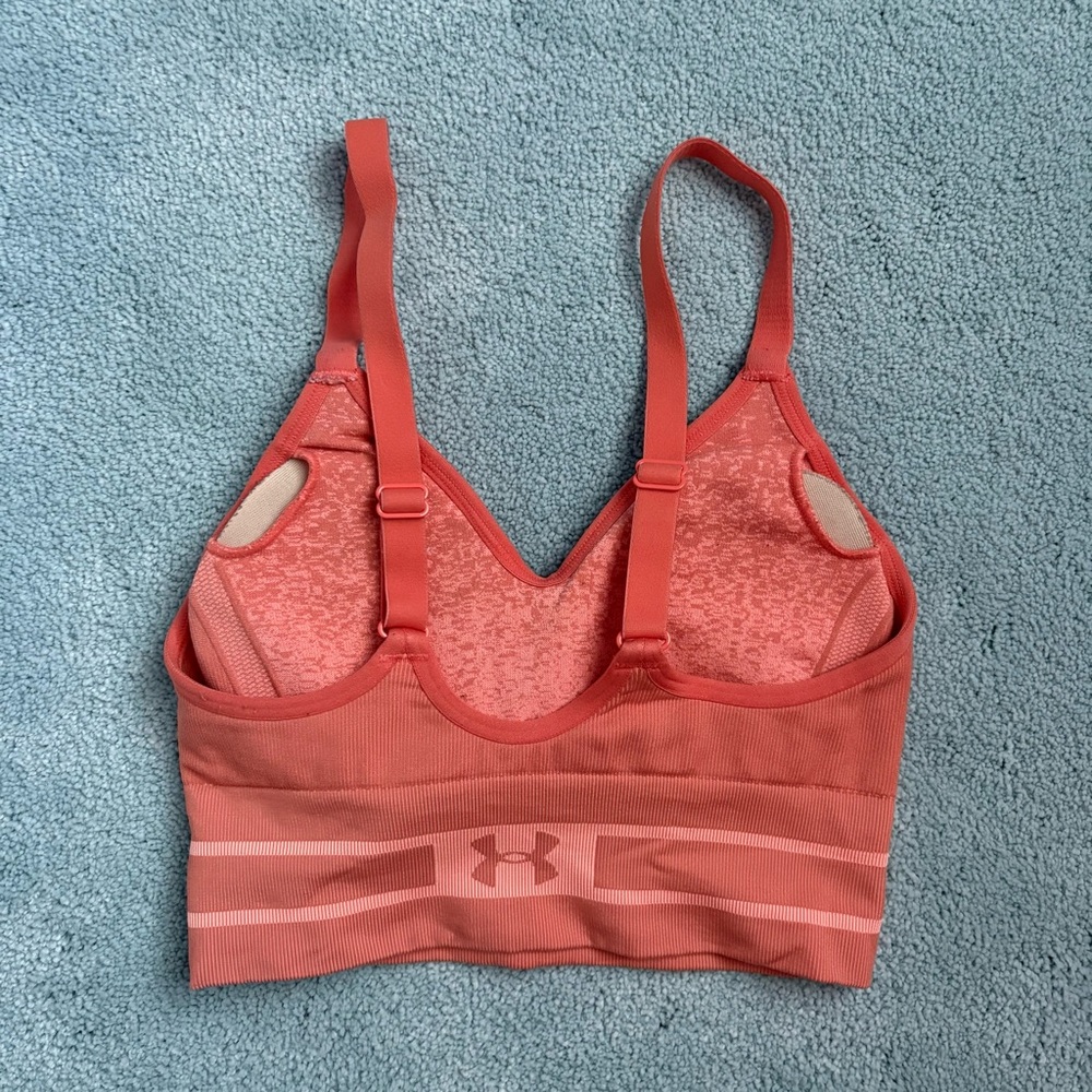 Under Armour Seamless Sports Bras Bundle Set - White, Orange, Black, Purple Lot - Picture 11 of 11